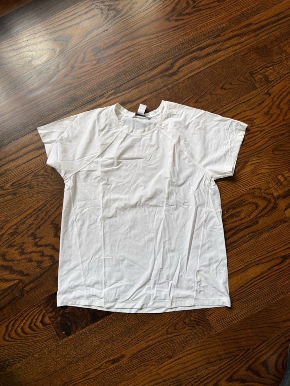 Athleta White Short-Sleeve Crew Tee